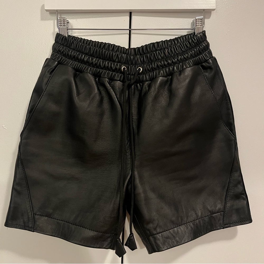 Genuine Leather Shorts
